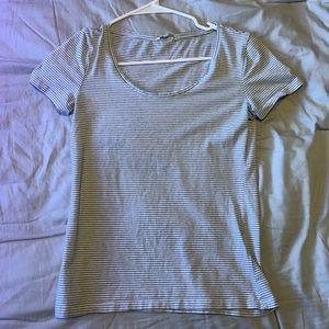 White stripe T-shirt